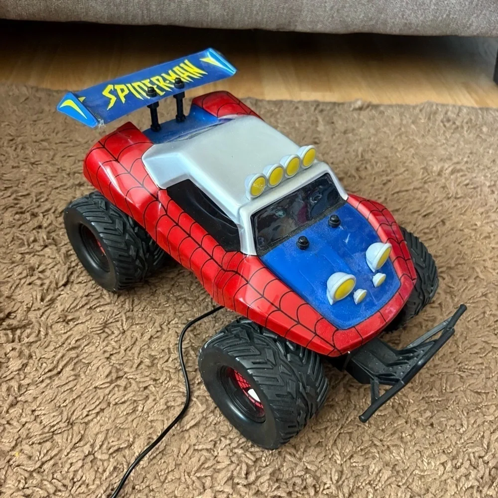 Spider-Man RC Buggy With Remote Control, No. 33138, Marvel Car Red Blue